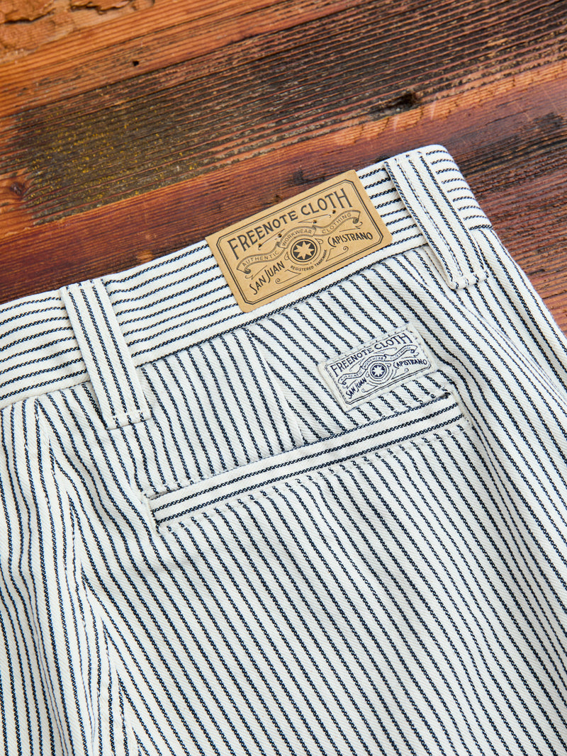 Deck Pant in Indigo Stripe