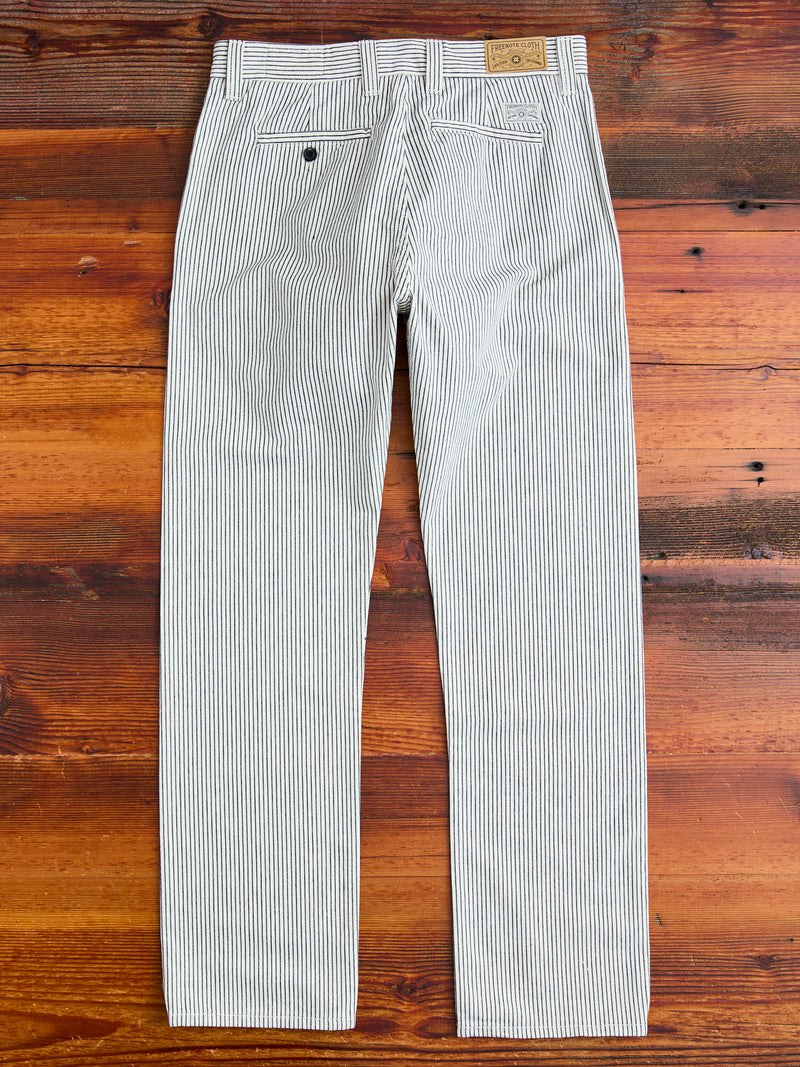 Deck Pant in Indigo Stripe