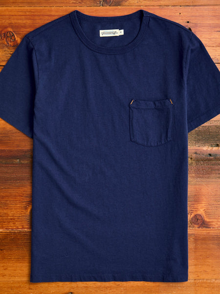 9oz Pocket T-Shirt in Navy
