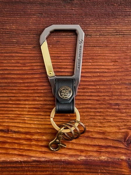 Carabiner Keychain in Black