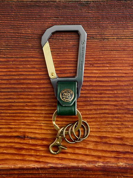 Carabiner Keychain in Green