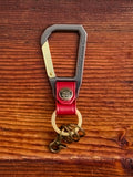 Carabiner Keychain in Red