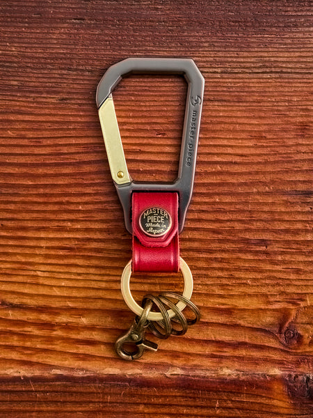 Carabiner Keychain in Red