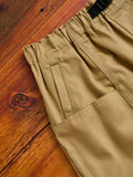 Cotton Twill Belted C.S Shorts in Khaki