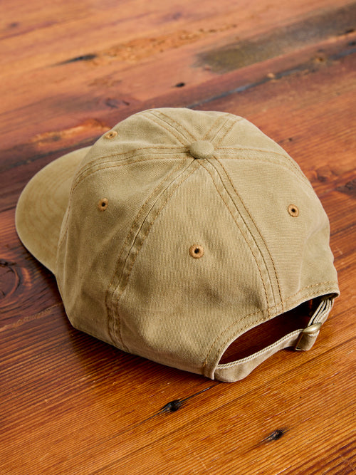Strap Back Dad Cap in Khaki