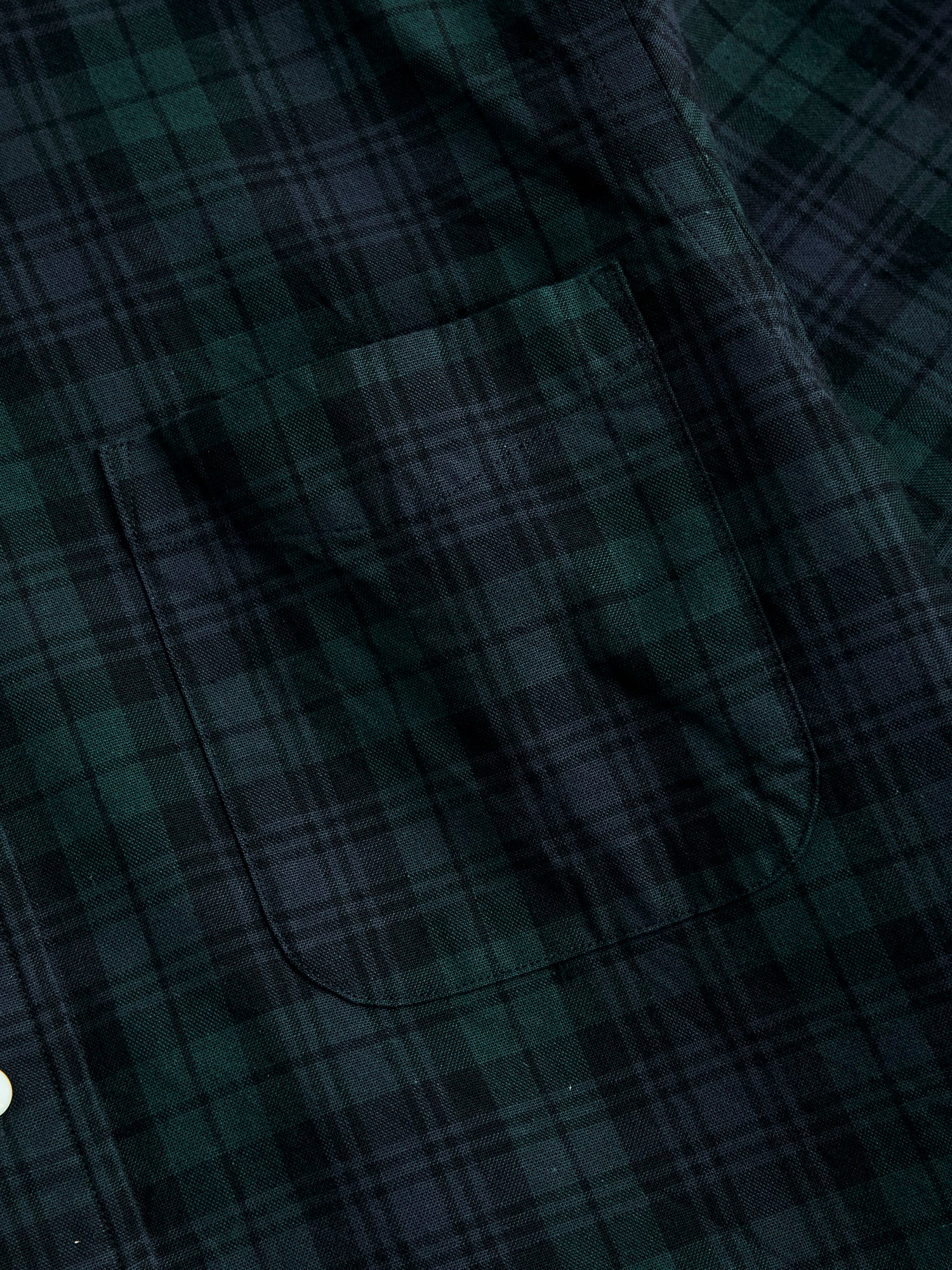 Short Sleeve Button-Down Shirt in Indigo Blackwatch – Blue Owl