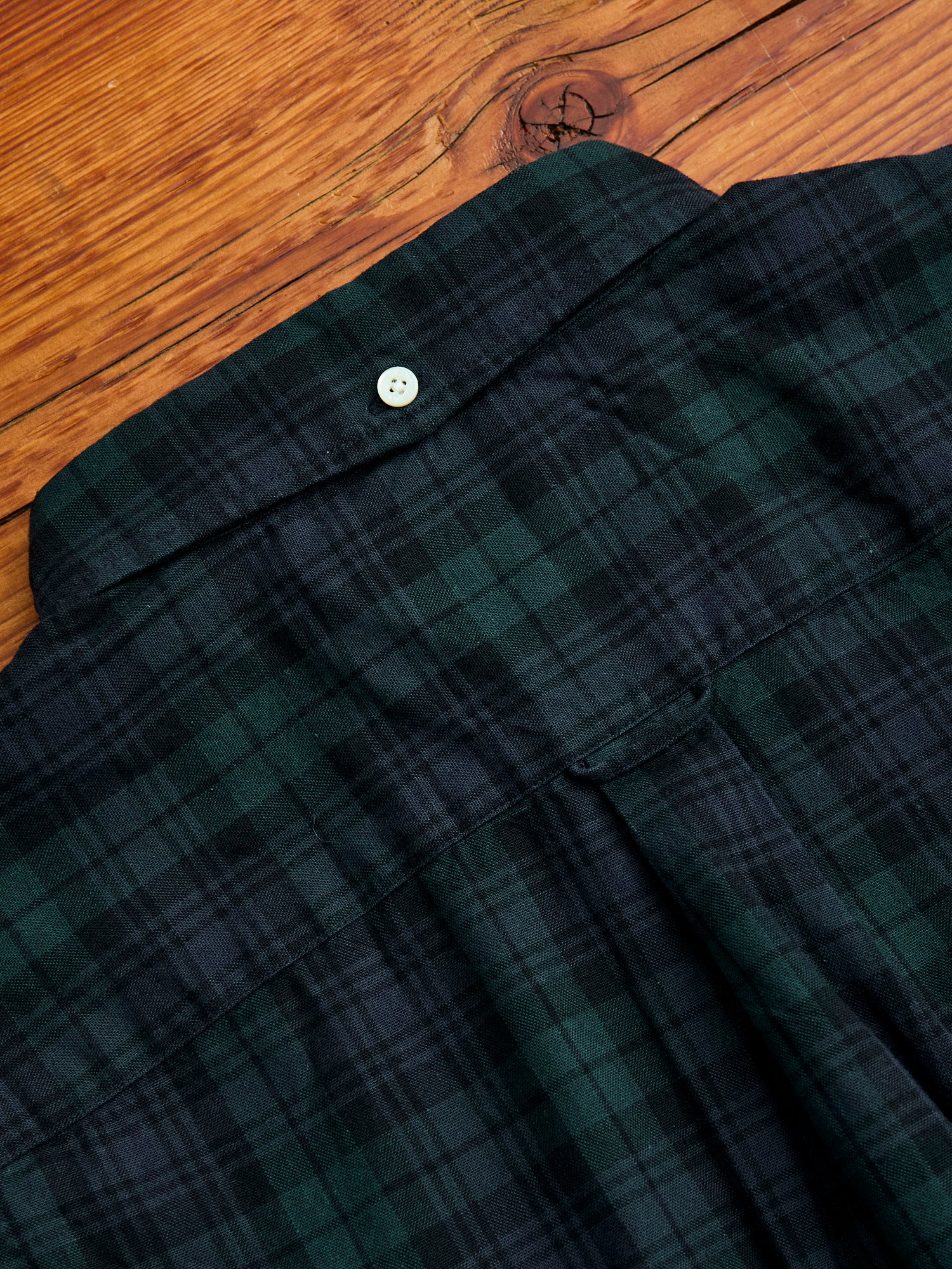 Short Sleeve Button-Down Shirt in Indigo Blackwatch – Blue Owl