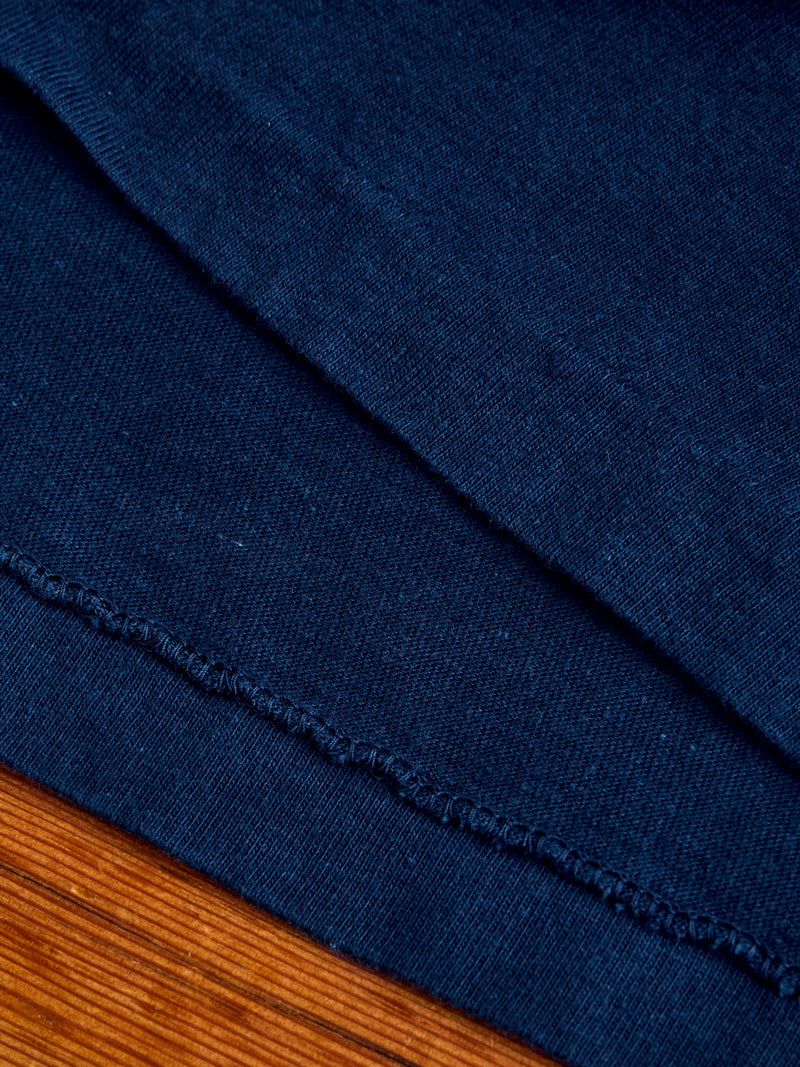 "Mitsutomoe" Bassen T-Shirt in Indigo