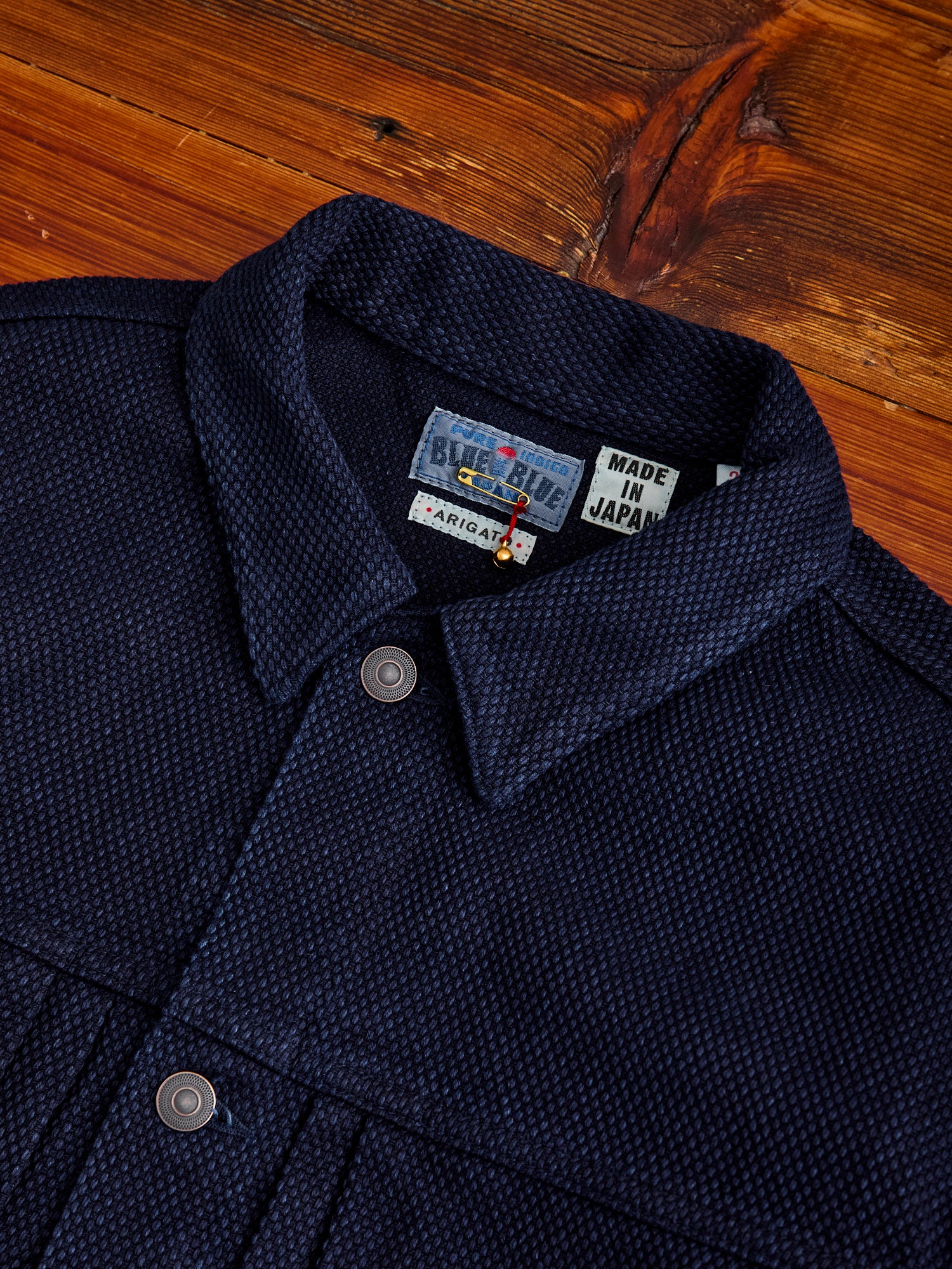 Sashiko Trucker Jacket in Indigo – Blue Owl Workshop
