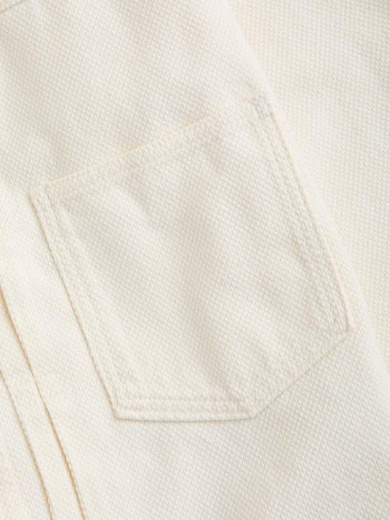 Sashiko Trucker Jacket in Natural