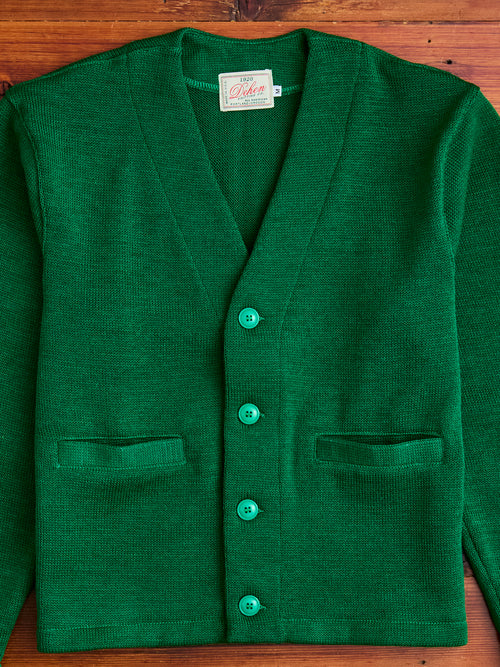 Slouchy Cardigan in Kelly Green