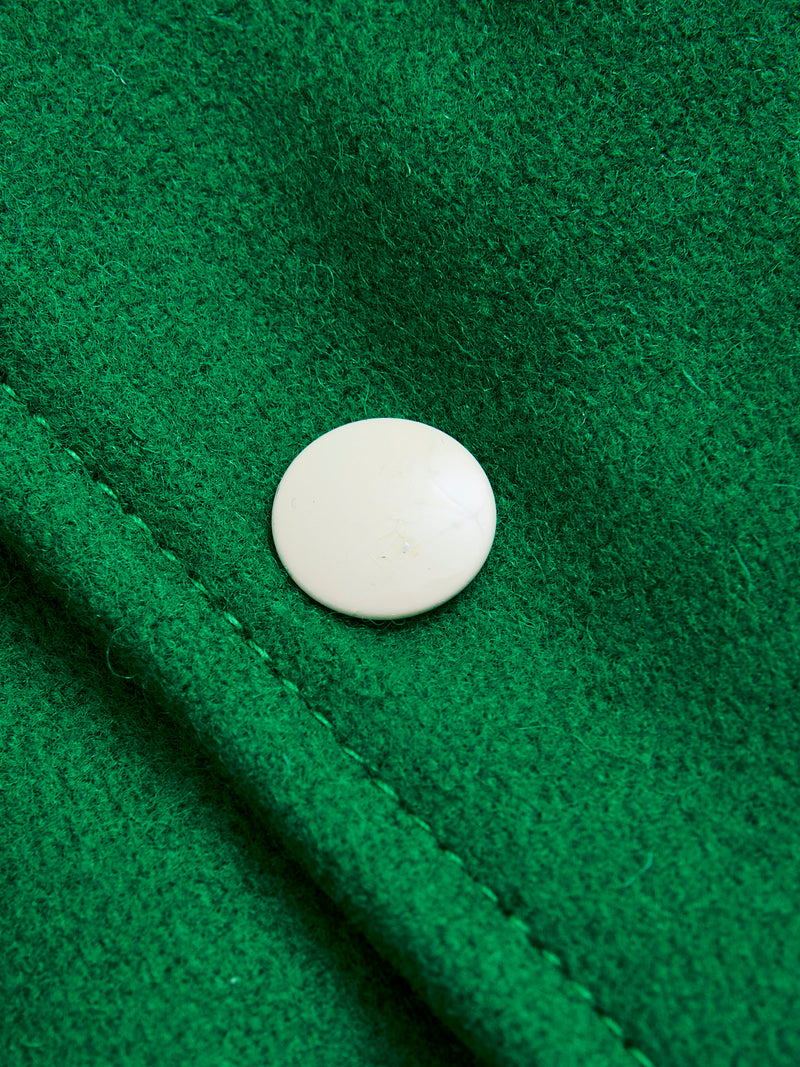 Varsity Jacket in Kelly Green Milk