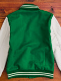 Varsity Jacket in Kelly Green Milk