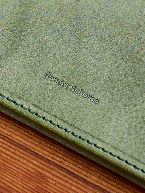 Compact Card Case in Green