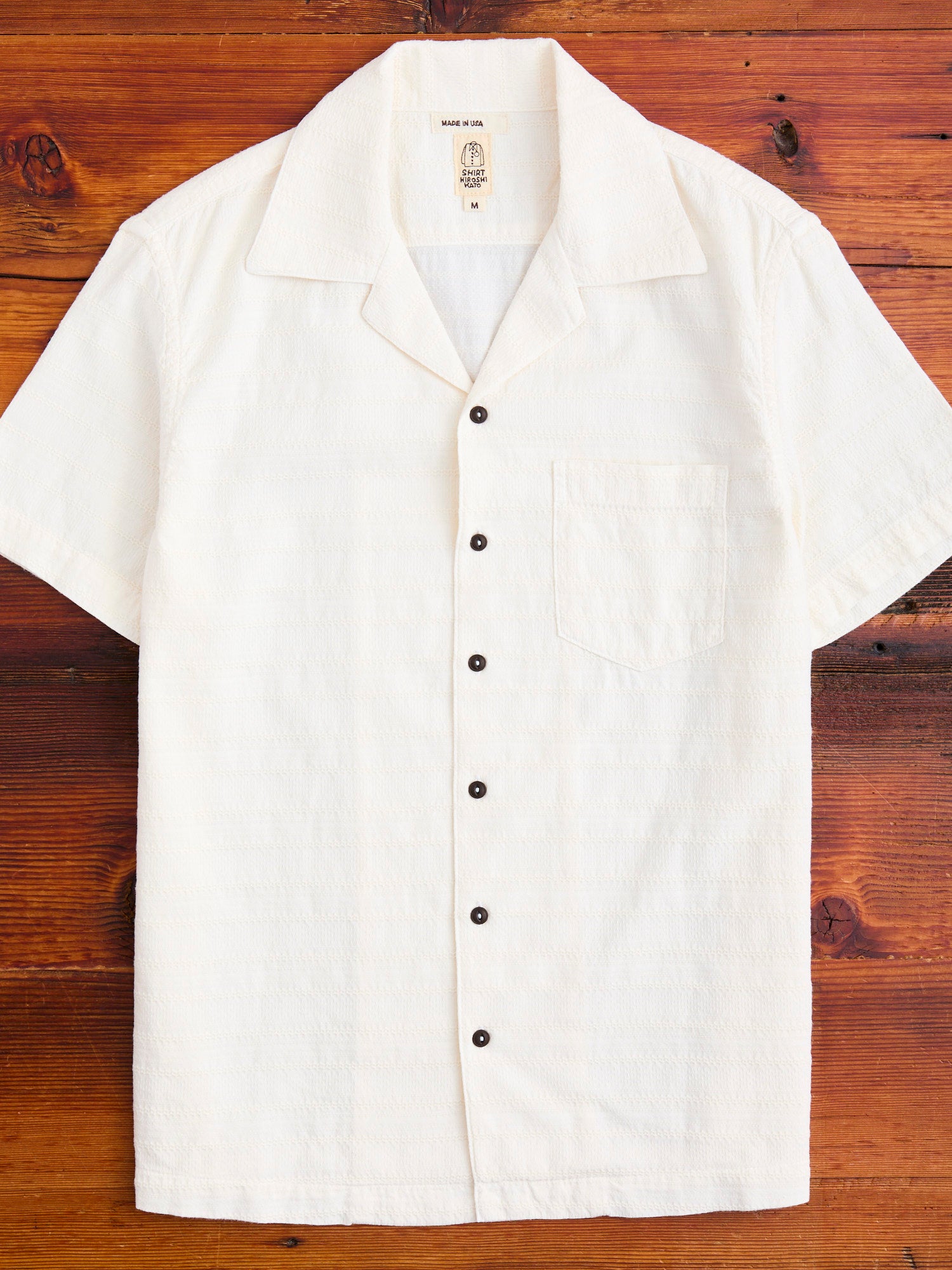 The Wrench Short Sleeve Shirt in Ivory – Blue Owl Workshop