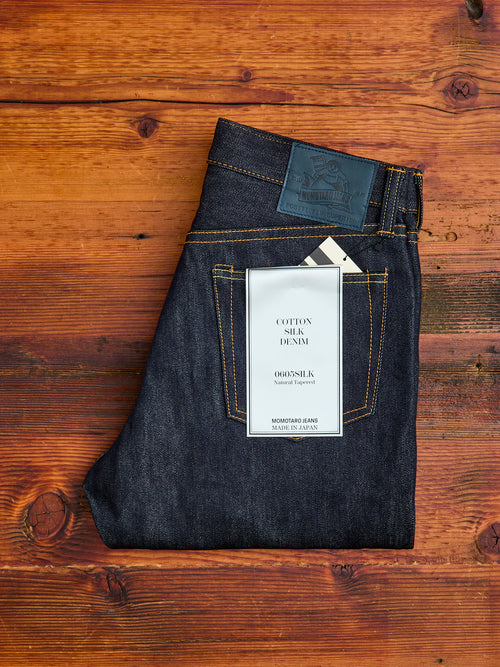 0605-SILK "Cotton Silk" 14.5oz Silk Selvedge Denim - Natural Tapered Fit