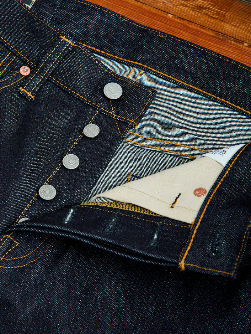 0605-SILK "Cotton Silk" 14.5oz Silk Selvedge Denim - Natural Tapered Fit