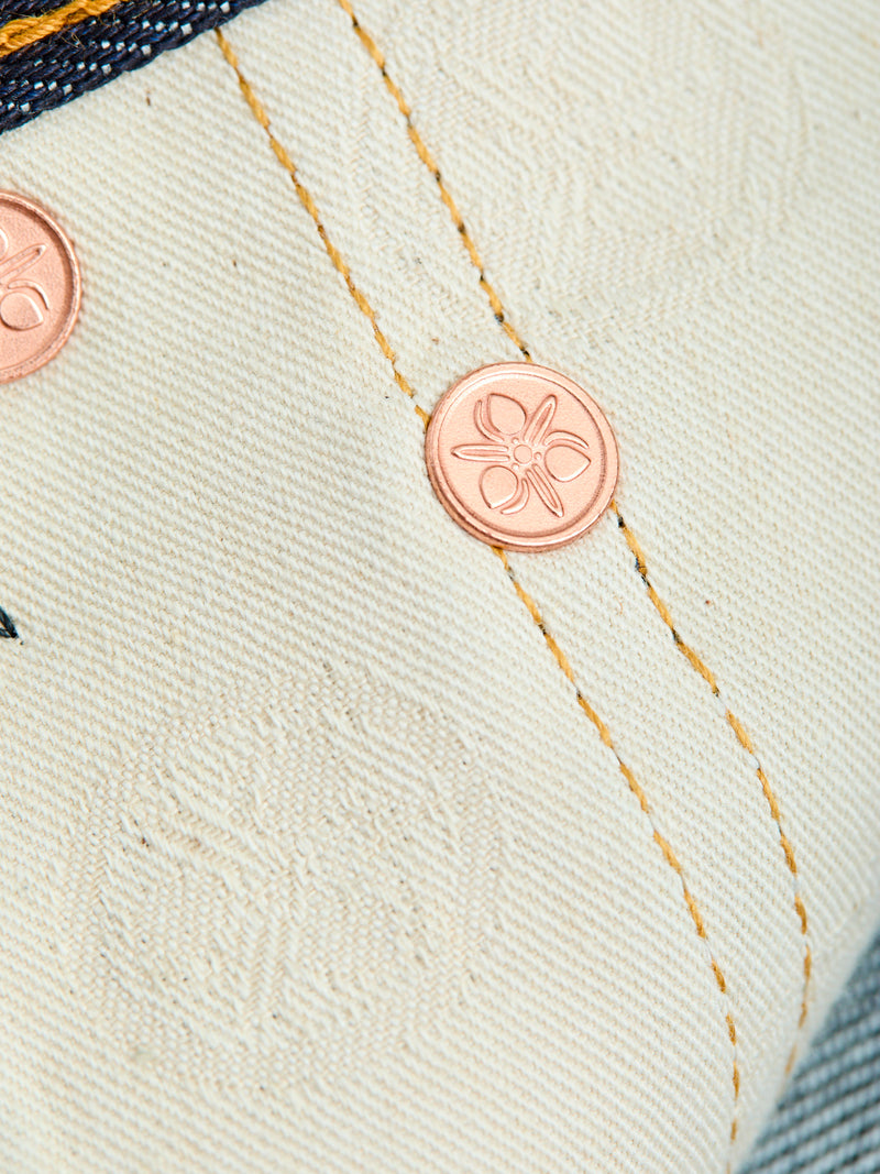 0605-SILK "Cotton Silk" 14.5oz Silk Selvedge Denim - Natural Tapered Fit