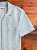 "Striped Oxford" Aloha Shirt in Vintage Indigo