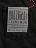 "Solid Black" 14oz Selvedge Denim - Easy Guy Fit