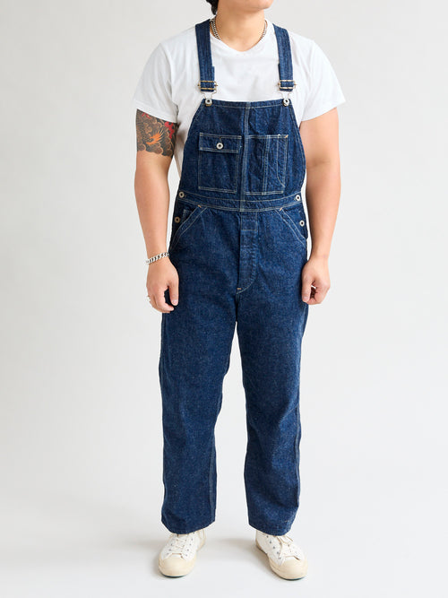 1930's Denim Overall in Indigo One Wash