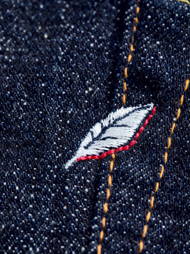 SLB-005 16.5oz Rinsed Selvedge Denim - Slim Straight Fit