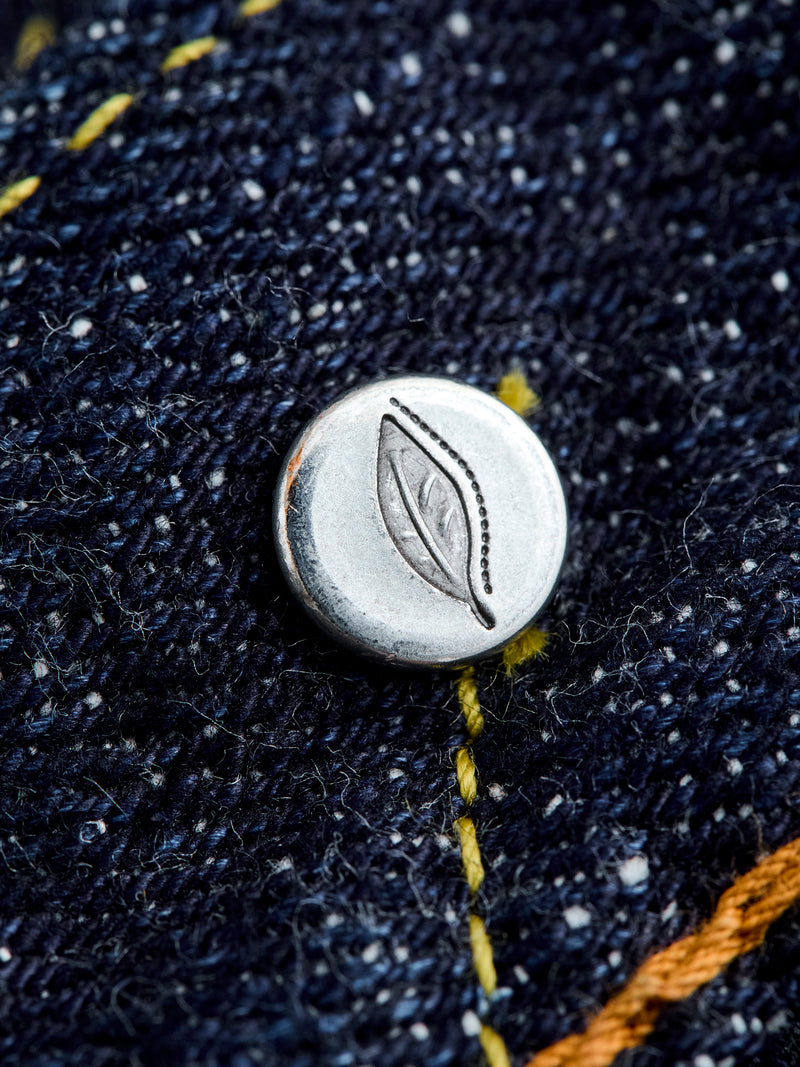 SLB-005 16.5oz Rinsed Selvedge Denim - Slim Straight Fit