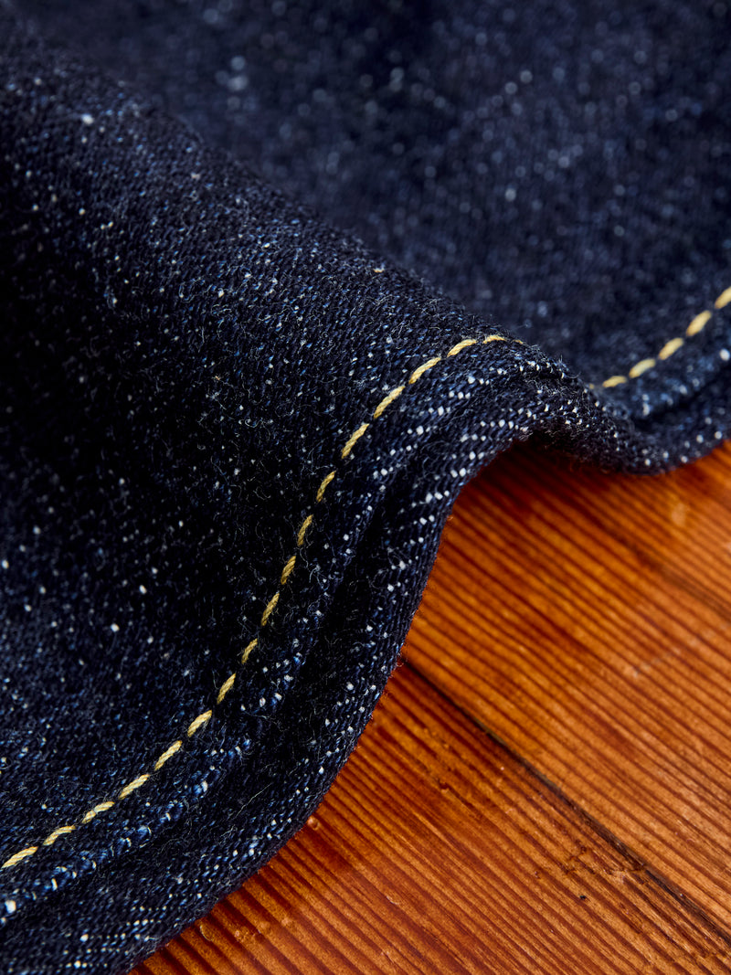SLB-005 16.5oz Rinsed Selvedge Denim - Slim Straight Fit