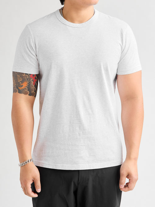 Ringspun Jersey T-Shirt in Heather Ash