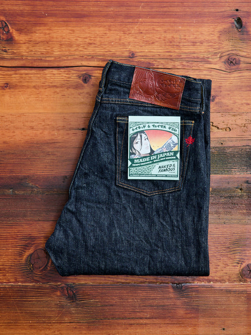 MIJ12 "Aomidori" 16oz Greencast Slub Selvedge Denim - True Guy Fit