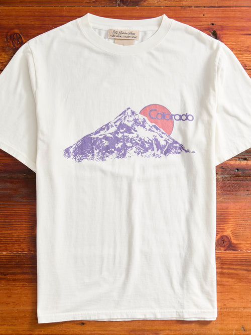 "Colorado" Special Finish T-Shirt in Off White
