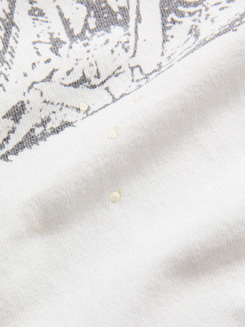 "Poison Mushroom" New Finish T-Shirt in Off White