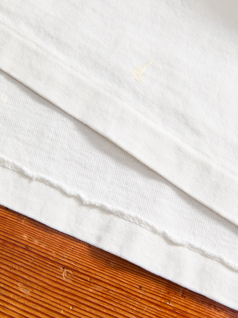 "Poison Mushroom" New Finish T-Shirt in Off White