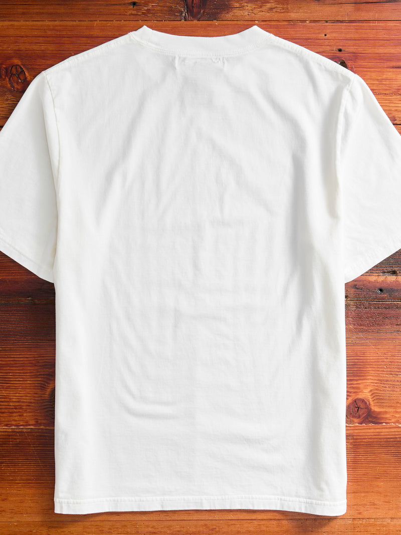 "Poison Mushroom" New Finish T-Shirt in Off White