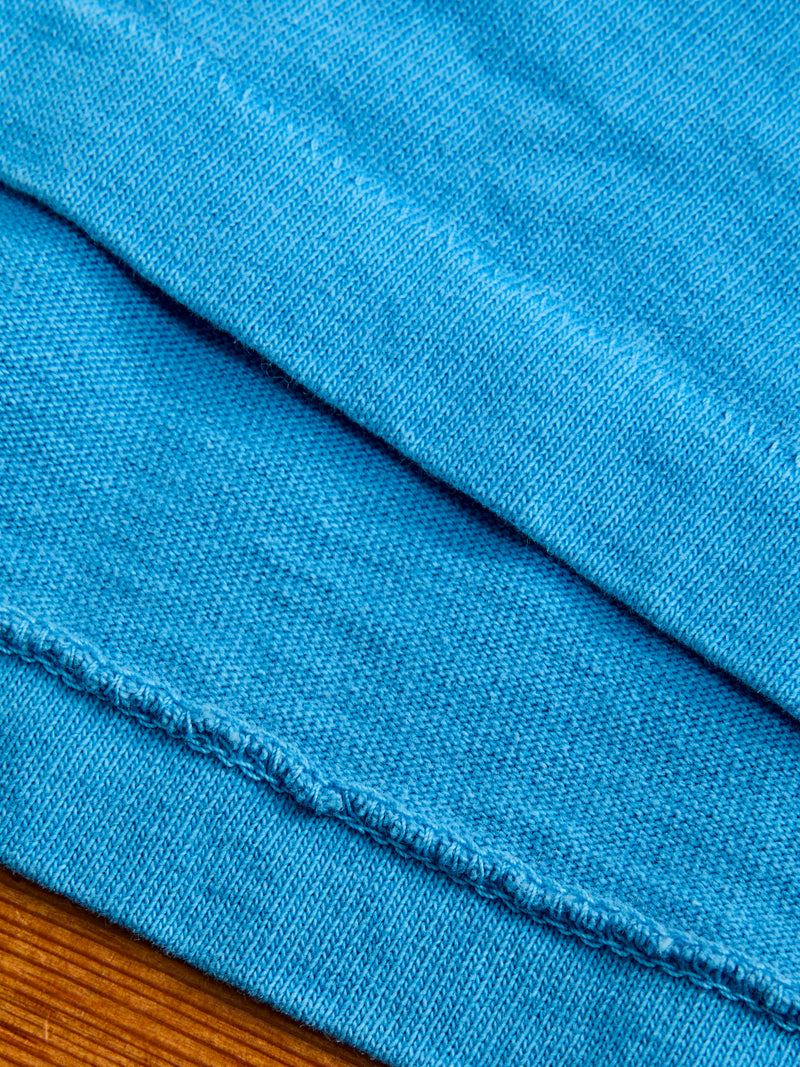 Pigment Dyed Pocket Tee in Adriatic Sea