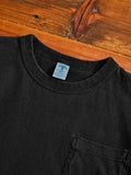 Pigment Dyed Pocket Tee in Black