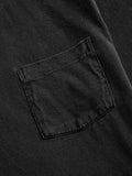 Pigment Dyed Pocket Tee in Black