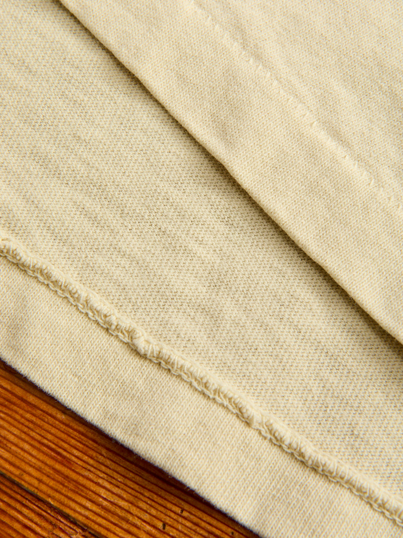 Pigment Dyed Pocket Tee in Oat Milk