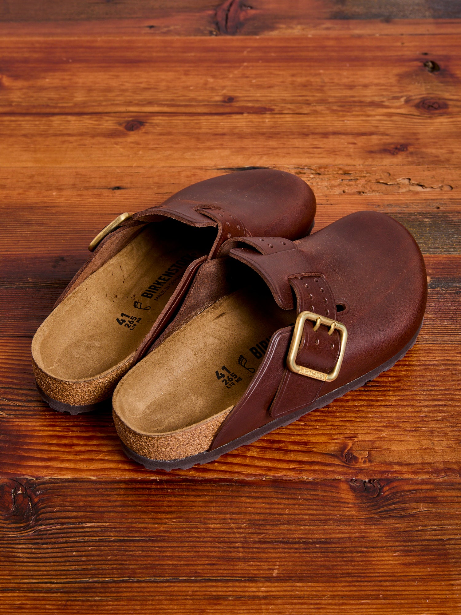 BIRKENSTOCK Boston BOLD 41 ロースト Boston Bold Clog in Roast – Blue Owl Workshop