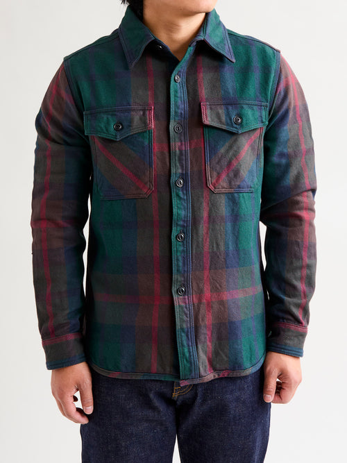 Extra Heavy Flannel Shirt in Green