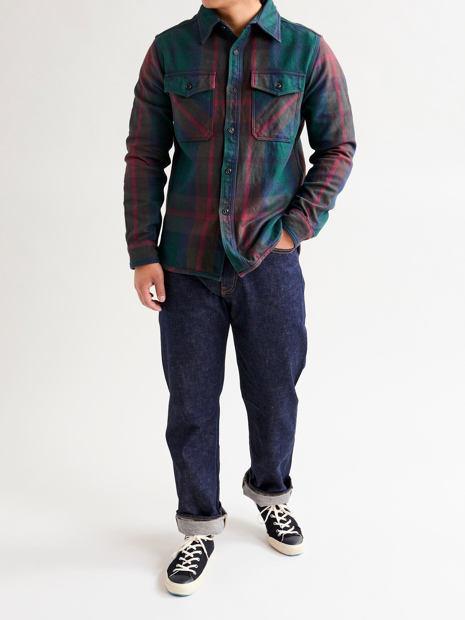 Extra Heavy Flannel Shirt in Green – Blue Owl Workshop