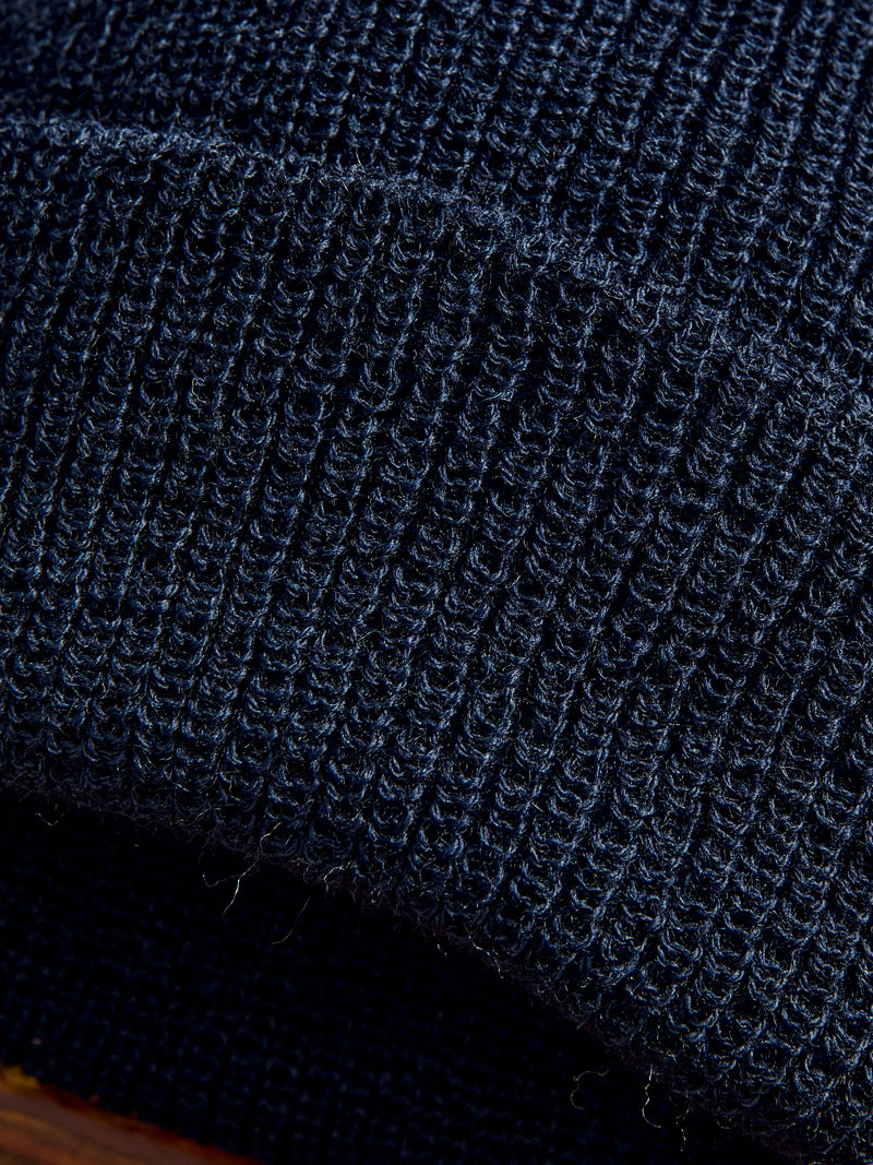 Wool Watch Cap in Navy