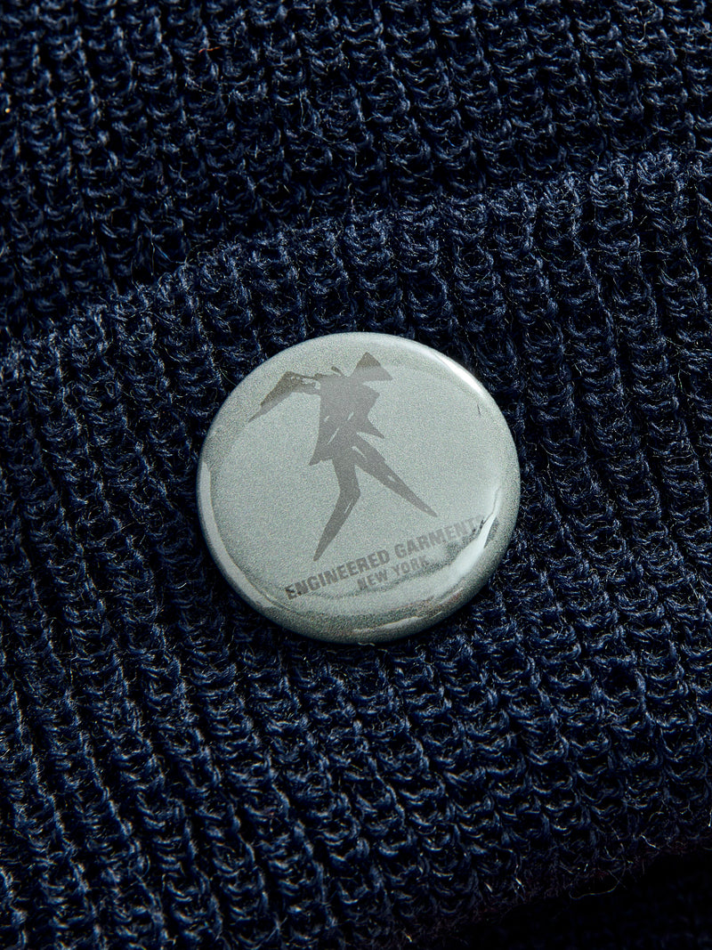 Wool Watch Cap in Navy