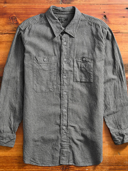トップス Engineered Garments Work Shirt XS 2024AW Engineered Garments Work Shirt in Indigo Cotton Chambray