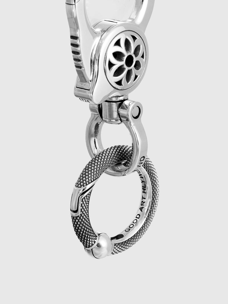 Goosebumps Spring Ring A in Sterling Silver