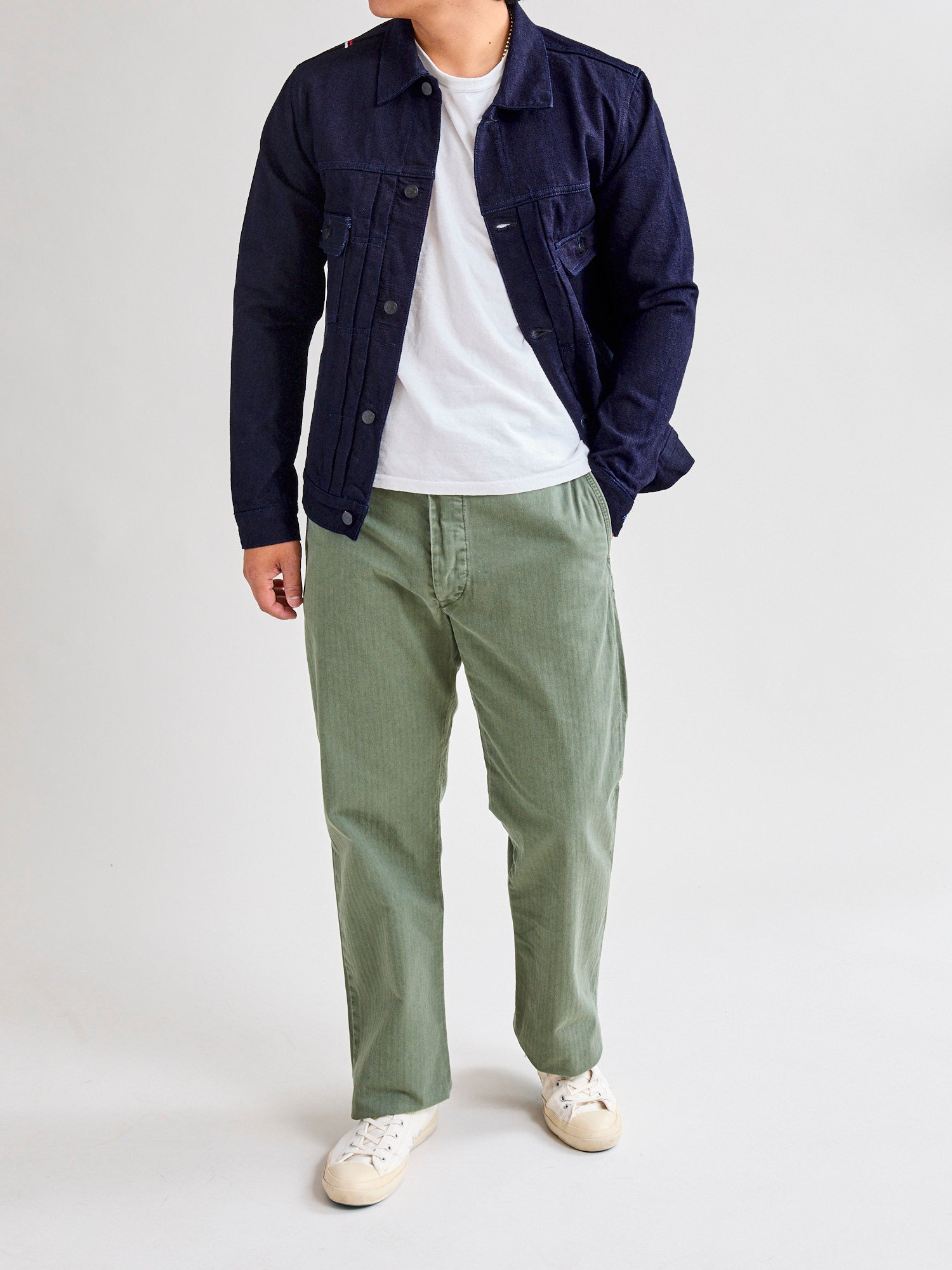 RRL Herringbone チノパンService Blue,31Wx32L Herringbone Twill Field Pants in Washed Olive – Blue Owl Workshop