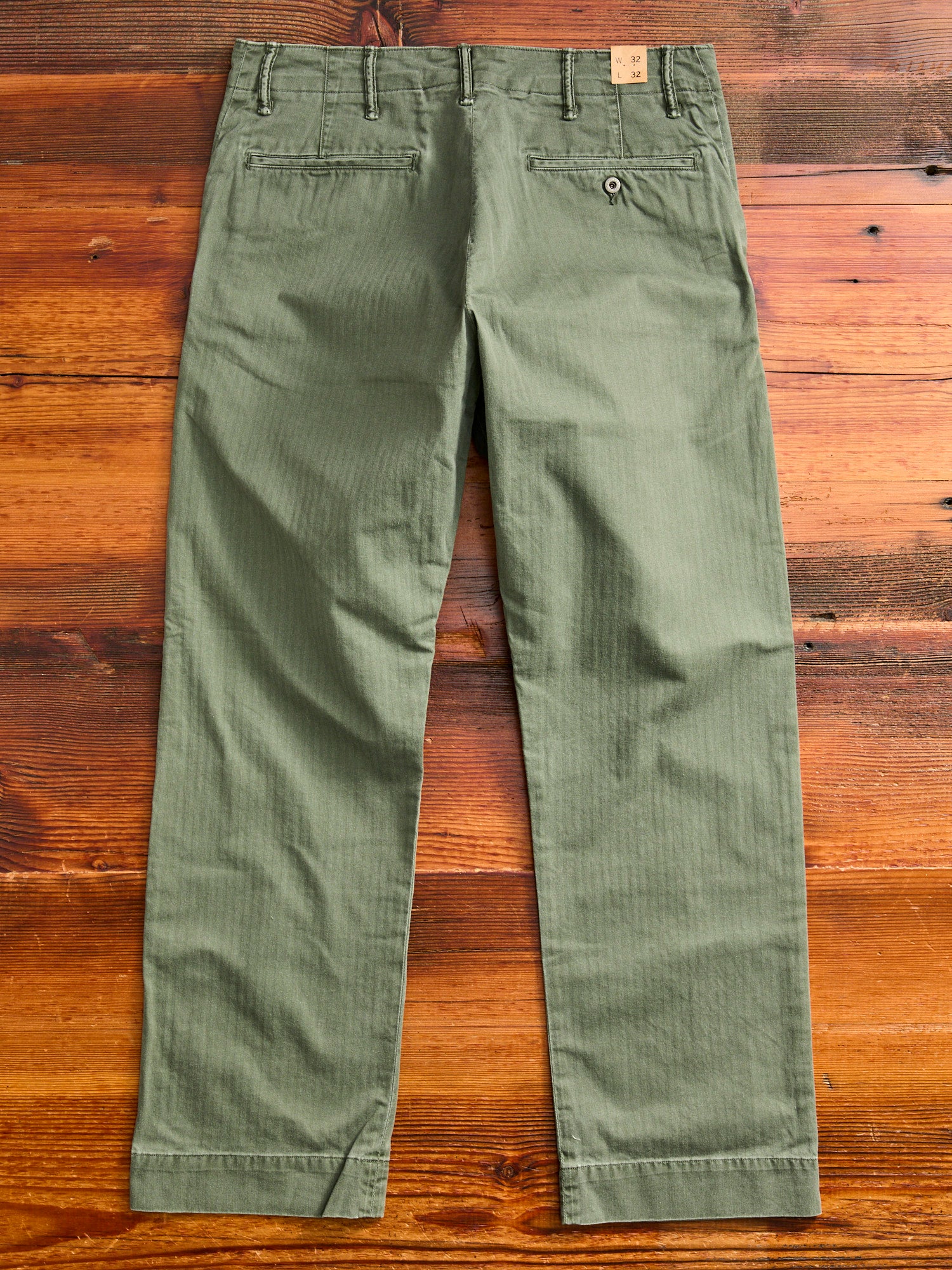 Herringbone Twill Field Pants in Washed Olive – Blue Owl Workshop