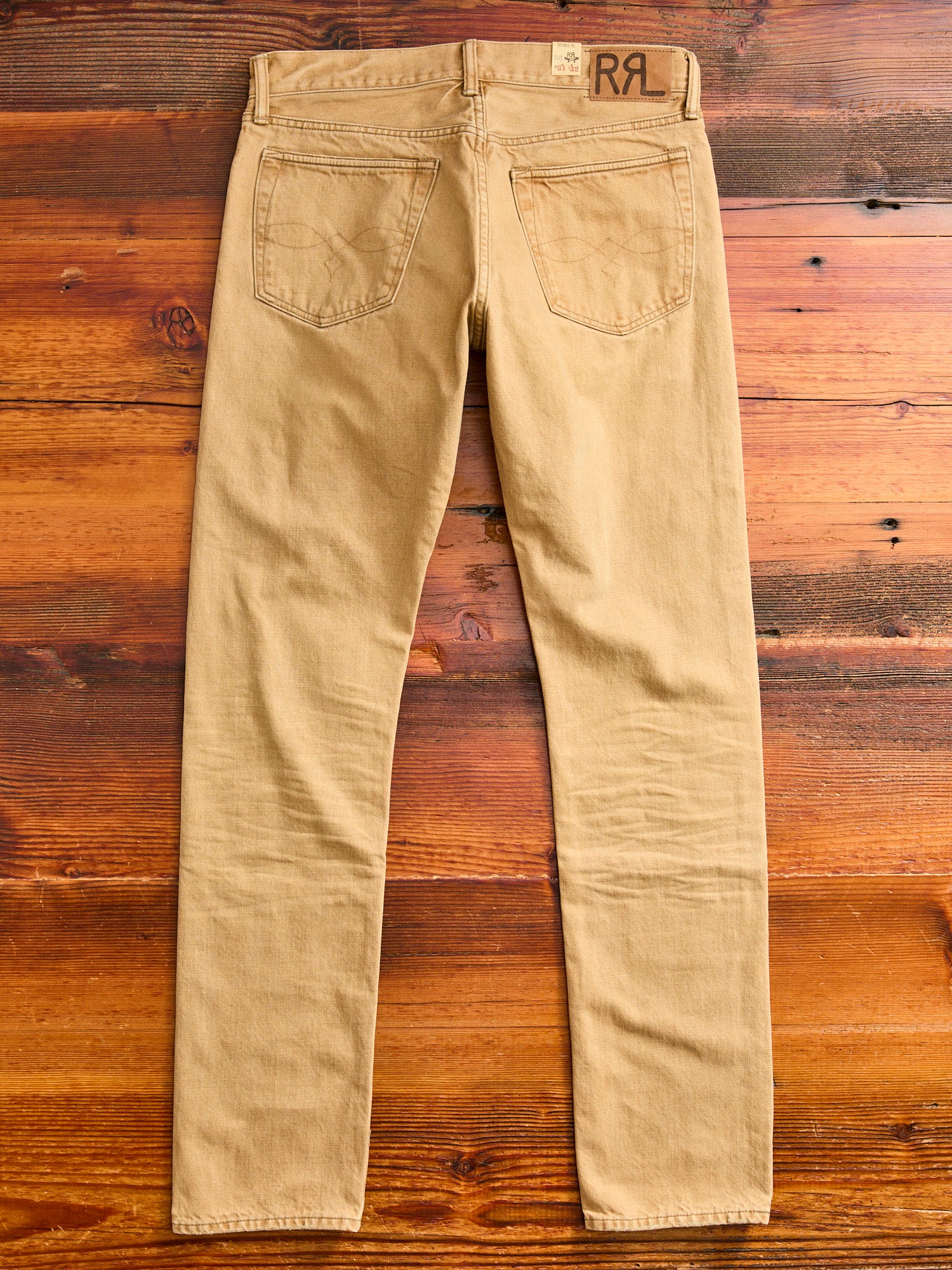 Vintage Tan 13.6oz Washed Denim - High Slim Fit – Blue Owl