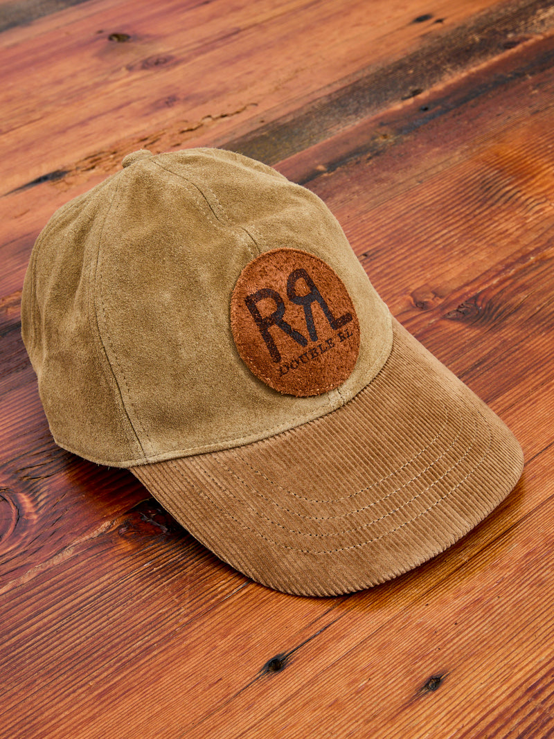 Ranch Logo Suede Cap in Tan – Blue Owl Workshop