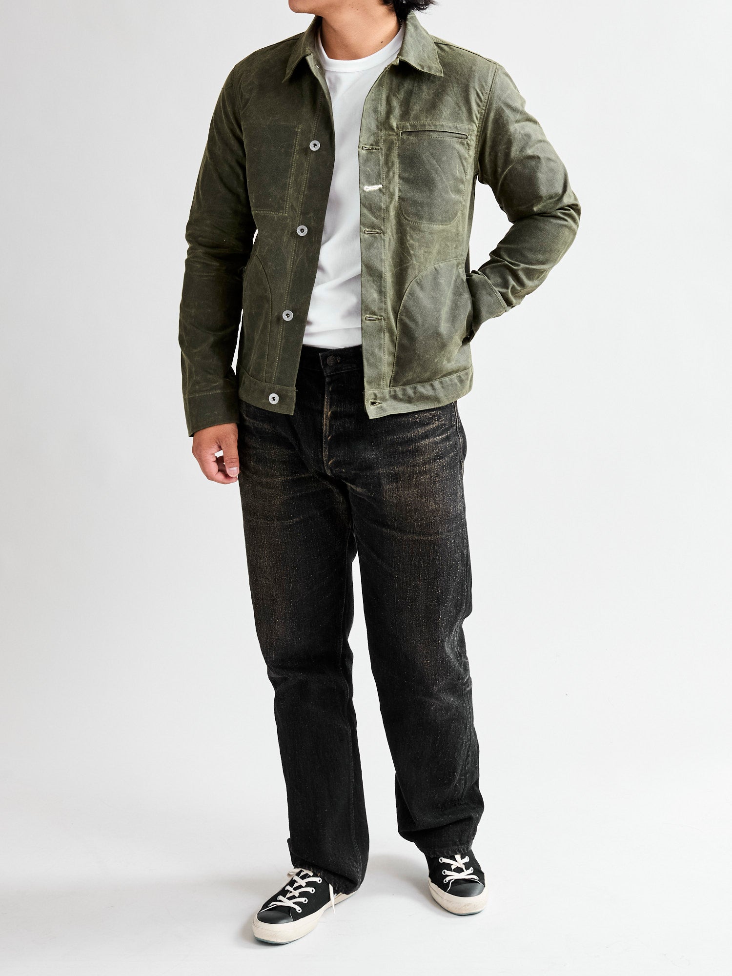 Waxed Canvas Ridgeline Supply Jacket in Olive – Blue Owl Workshop